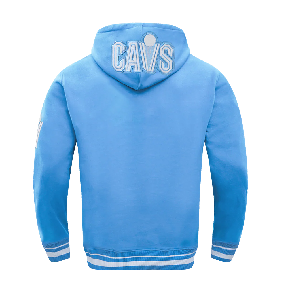 NBA CLEVELAND CAVALIERS CITY EDITION 24-25 MEN'S RIB FLEECE PULLOVER HOODIE (UNIVERSITY BLUE) - Image 3