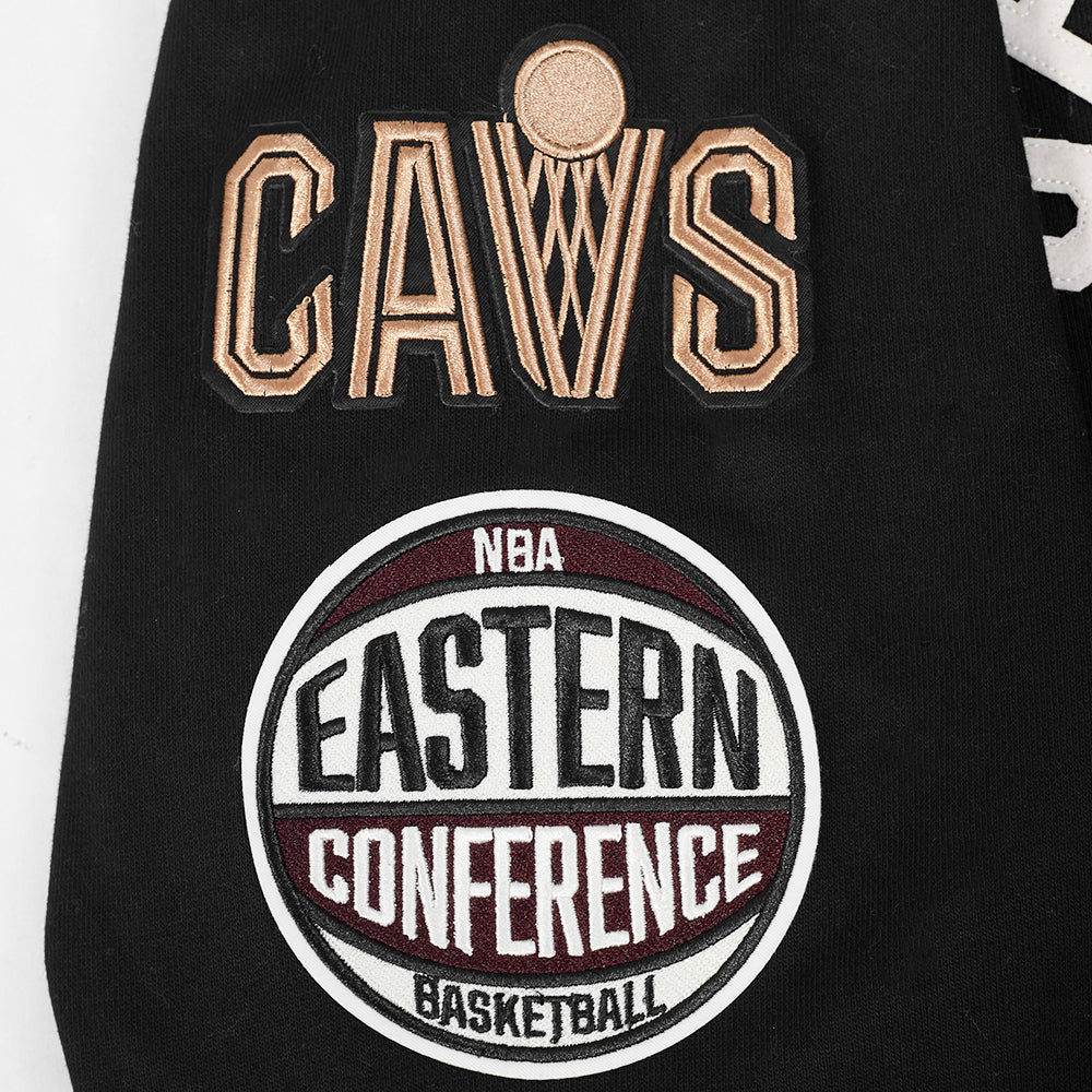 CLEVELAND CAVALIERS MODERN ORIGINALS MEN'S FLC PO HOODIE (BLACK) - Image 12