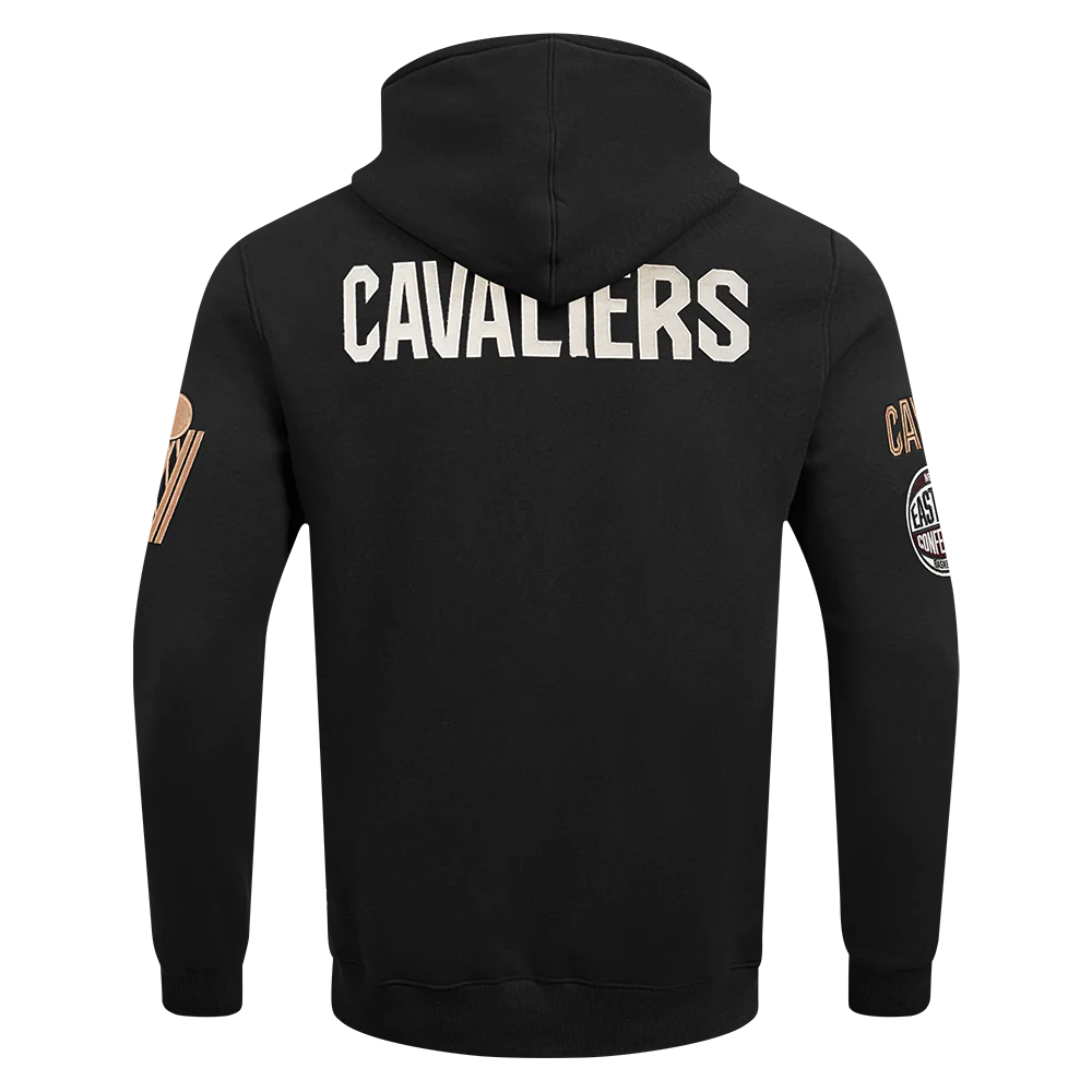CLEVELAND CAVALIERS MODERN ORIGINALS MEN'S FLC PO HOODIE (BLACK) - Image 5