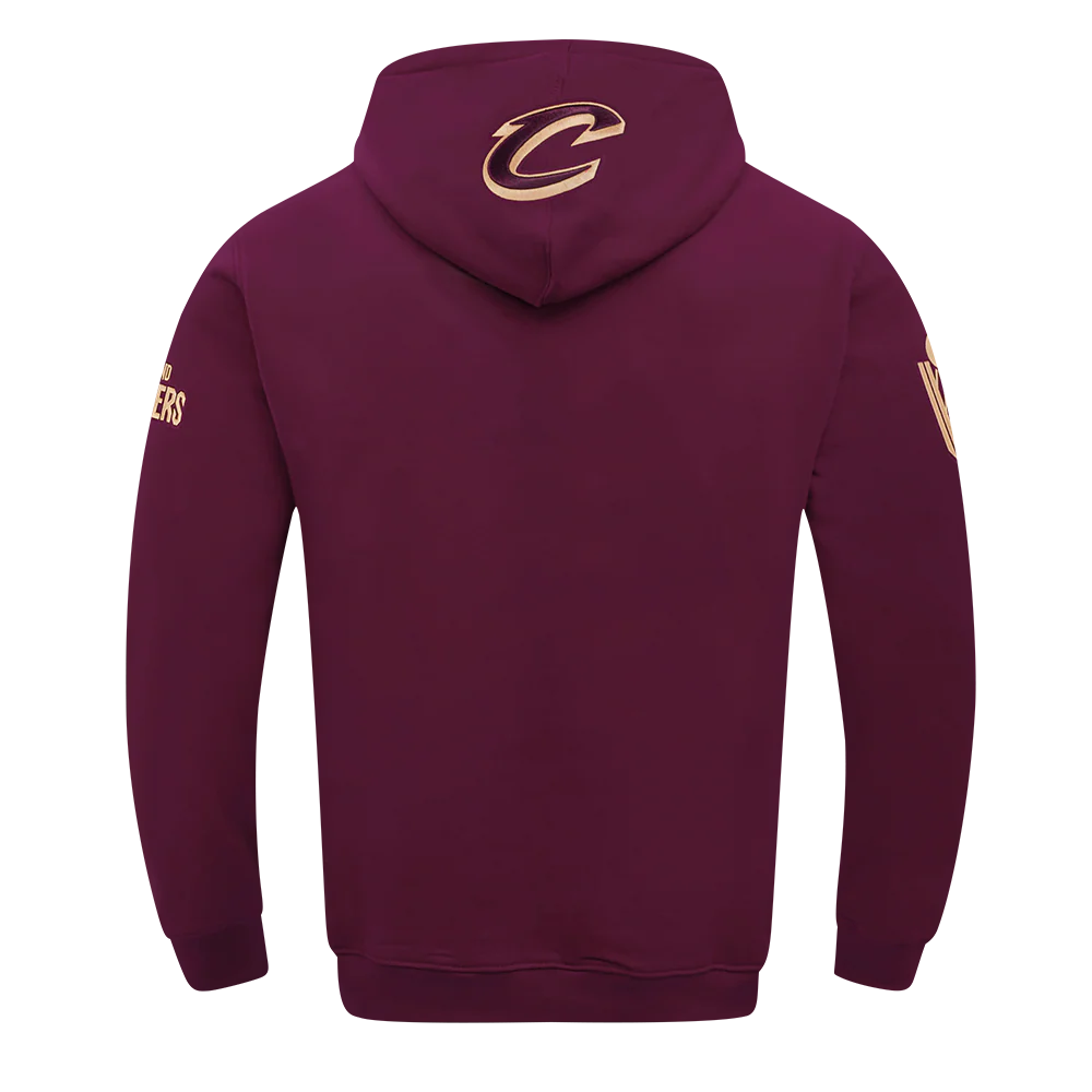 NBA CLEVELAND CAVALIERS CITY ARCH MEN'S FLC PO HOODIE (WINE) - Image 5