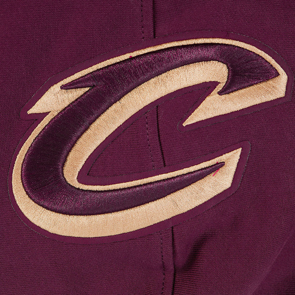 NBA CLEVELAND CAVALIERS CITY ARCH MEN'S FLC PO HOODIE (WINE) - Image 7