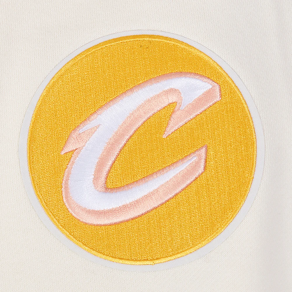 NBA CLEVELAND CAVALIERS CITY EDITION 25-26 MEN'S DROP SHOULDER FLC PO HOOD (EGGSHELL) - Image 8