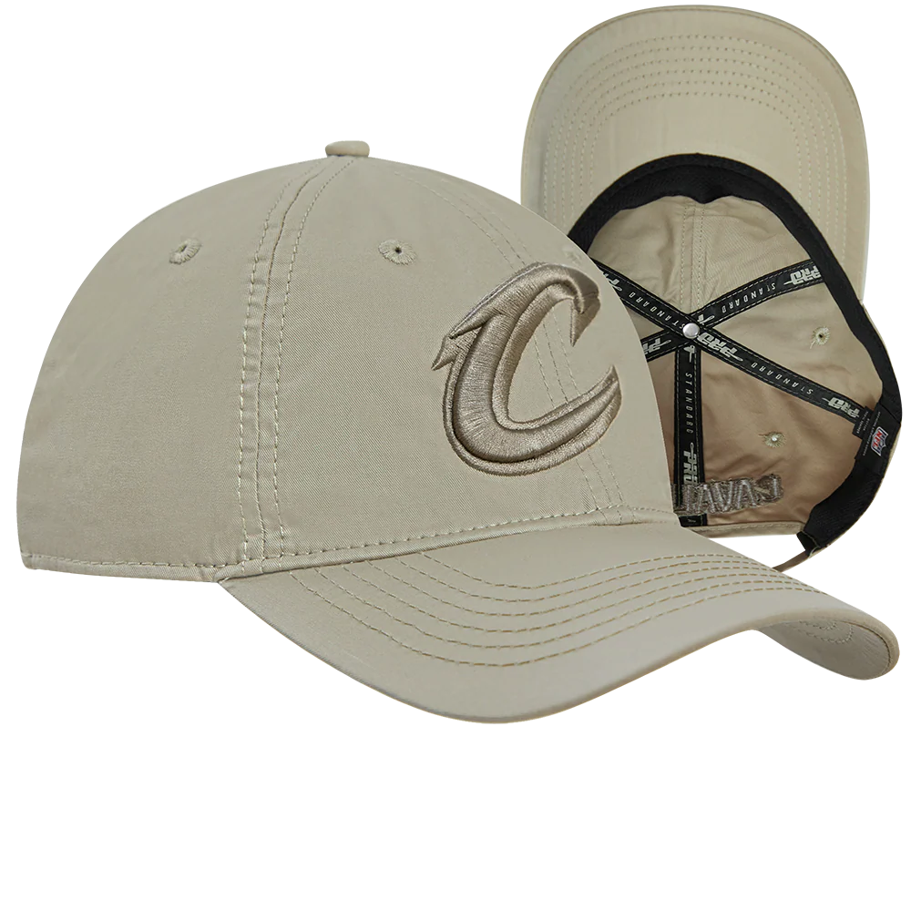 NBA CLEVELAND CAVALIERS NEUTRAL MEN'S DAD HAT (TAUPE) - Image 7