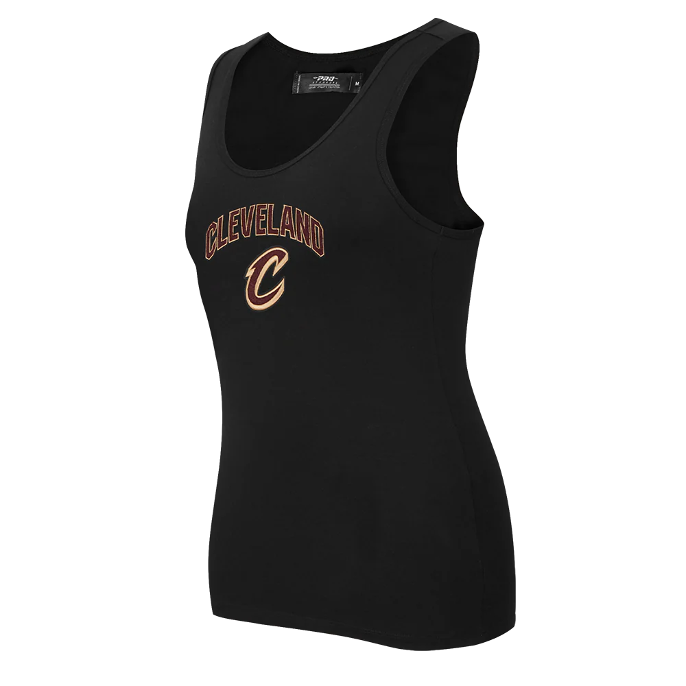 NBA CLEVELAND CAVALIERS CLASSIC WOMEN'S RELAXED FIT RACERBACK (BLACK) - Image 4