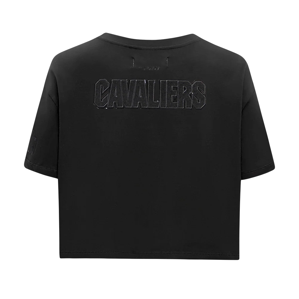 NBA CLEVELAND CAVALIERS TRIPLE BLACK WOMEN'S SJ BOXY TEE (TRIPLE BLACK) - Image 3