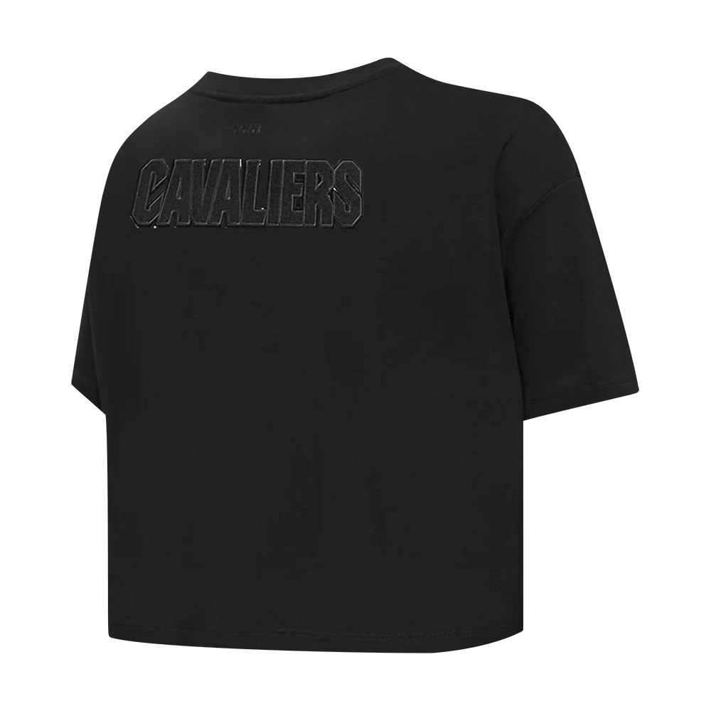 NBA CLEVELAND CAVALIERS TRIPLE BLACK WOMEN'S SJ BOXY TEE (TRIPLE BLACK) - Image 4
