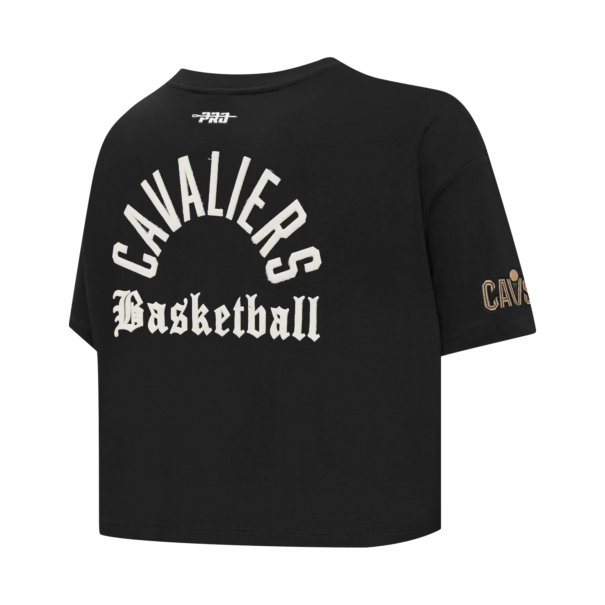 CLEVELAND CAVALIERS MODERN ORIGINALS WOMEN'S SJ BOXY TEE (BLACK) - Image 4