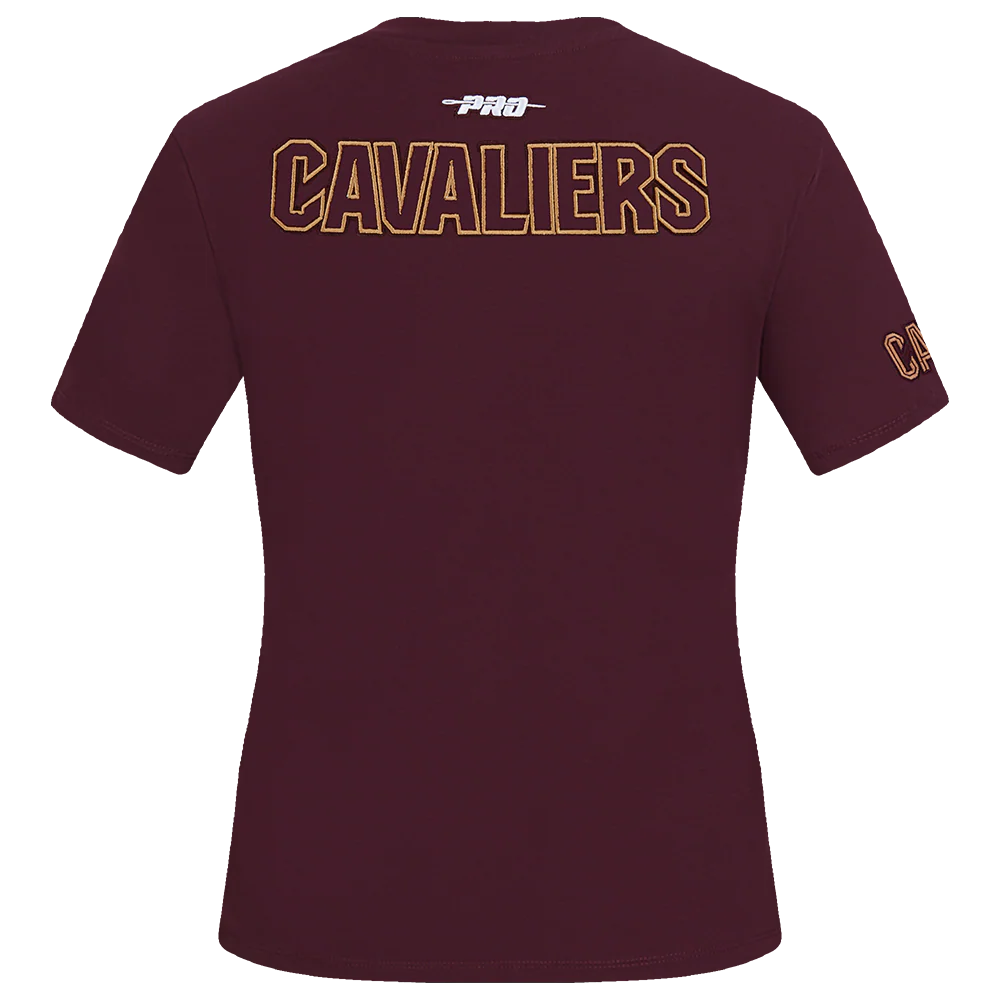 NBA CLEVELAND CAVALIERS DONOVAN MITCHELL #45 CLASSIC PNN WOMEN'S SJ SL (WINE) - Image 3