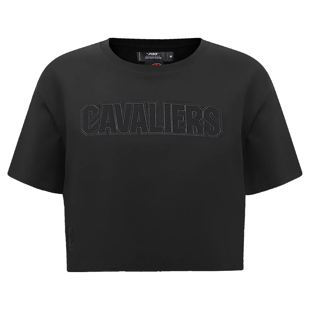 NBA CLEVELAND CAVALIERS NEUTRAL WOMEN'S BOXY TEE (BLACK)