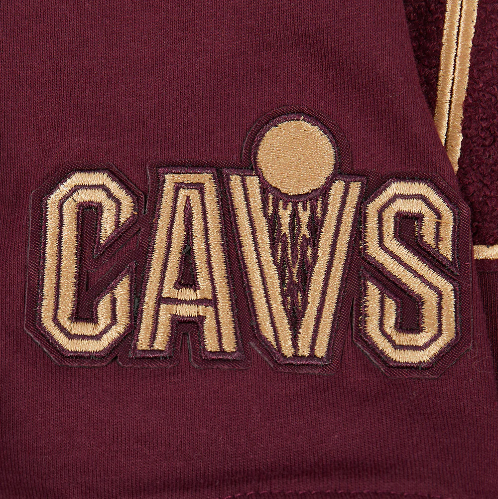 NBA CLEVELAND CAVALIERS CLASSIC BIG BOYS SS STRIPED RIB TEE (WINE) - Image 7