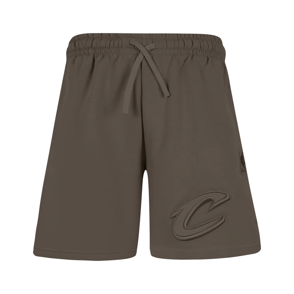 NBA CLEVELAND CAVALIERS NEUTRAL BIG BOYS FLC SHORT (DARK TAUPE) - Image 2