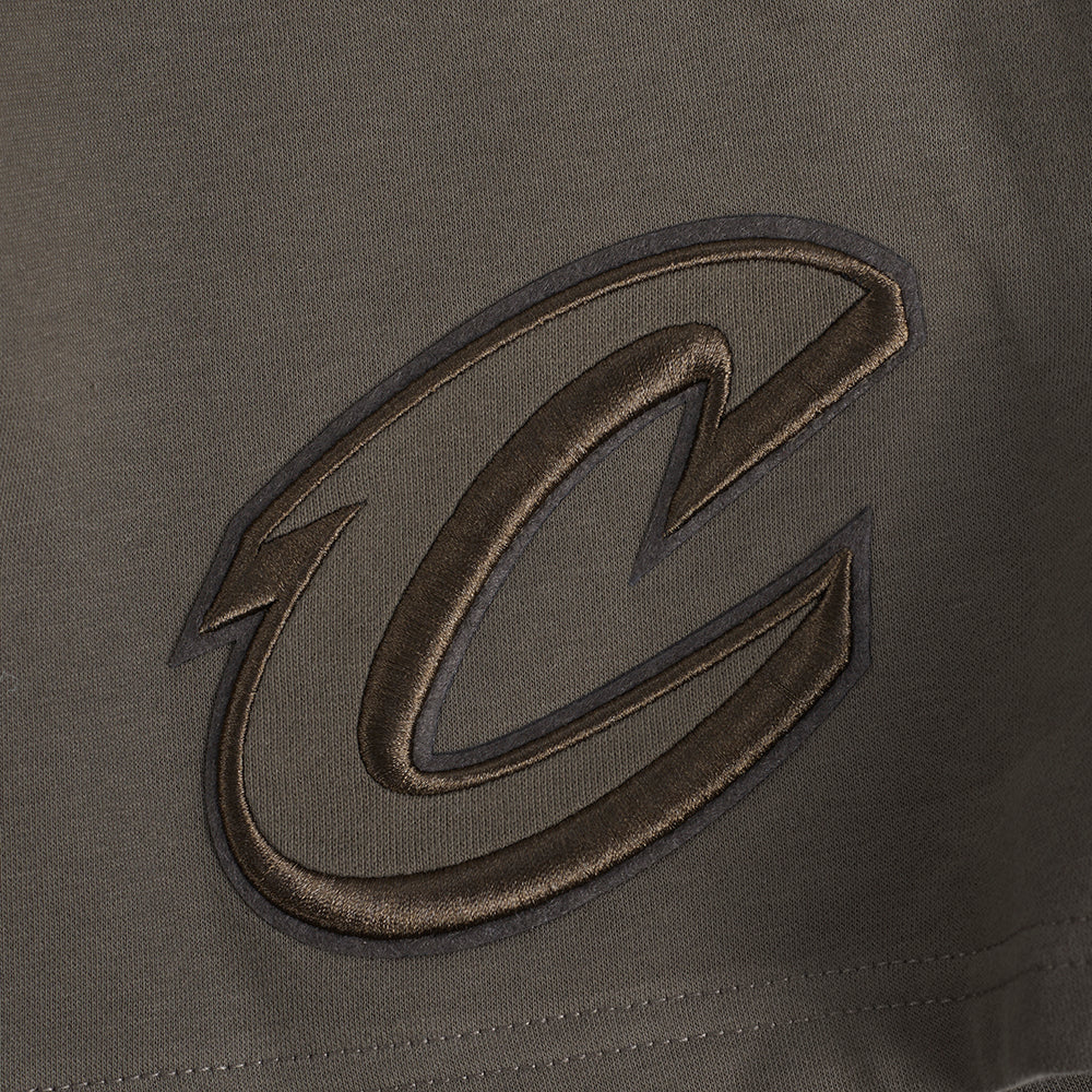 NBA CLEVELAND CAVALIERS NEUTRAL BIG BOYS FLC SHORT (DARK TAUPE) - Image 5