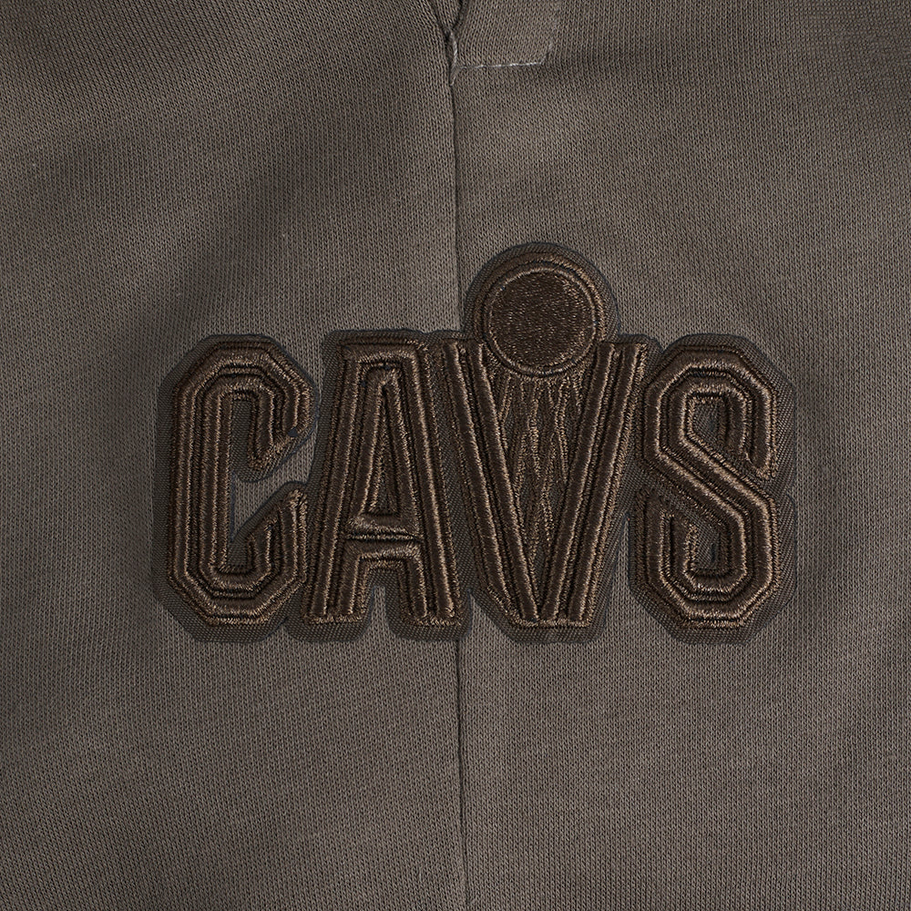 NBA CLEVELAND CAVALIERS NEUTRAL BIG BOYS FLC SHORT (DARK TAUPE) - Image 6