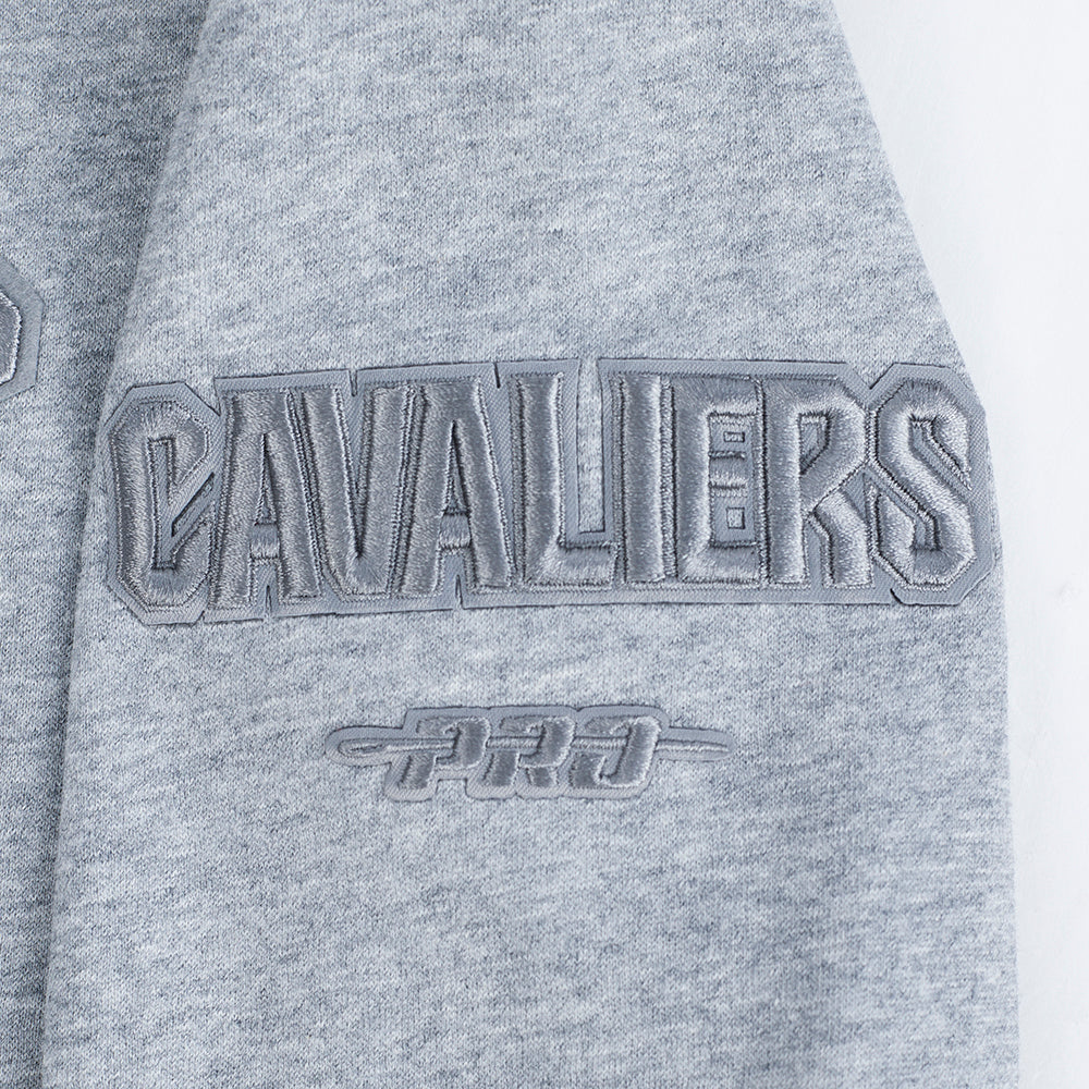 NBA CLEVELAND CAVALIERS NEUTRAL BIG BOYS FLC CREWNECK (DARK HEATHER GRAY) - Image 6