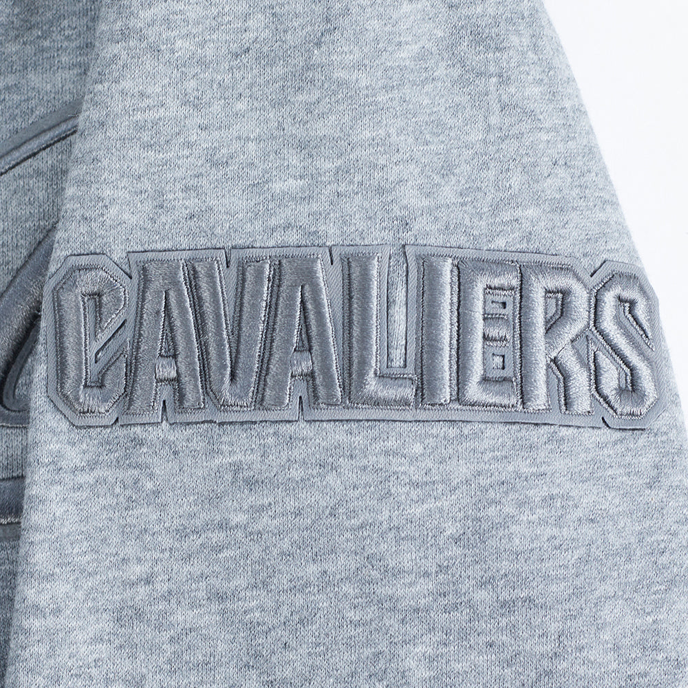 NBA CLEVELAND CAVALIERS NEUTRAL BIG BOYS FLC PO HOODIE (DARK HEATHER GRAY) - Image 5