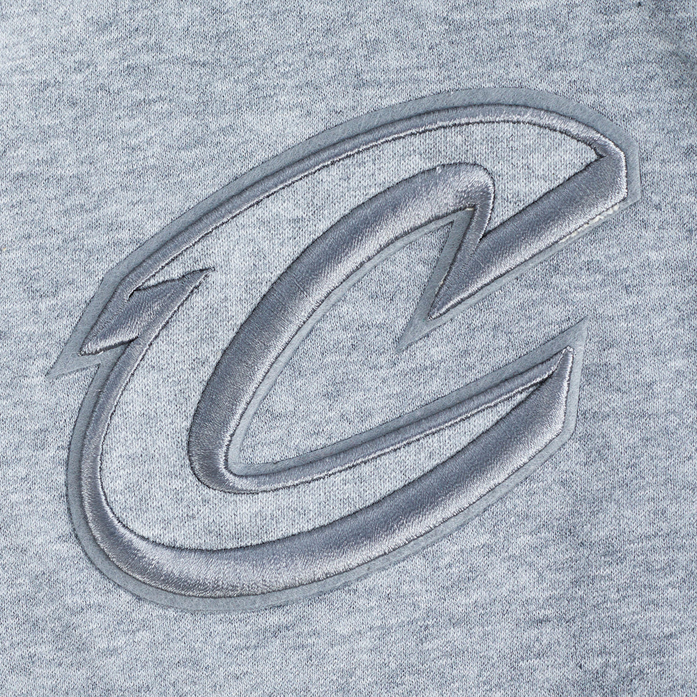 NBA CLEVELAND CAVALIERS NEUTRAL BIG BOYS FLC PO HOODIE (DARK HEATHER GRAY) - Image 8