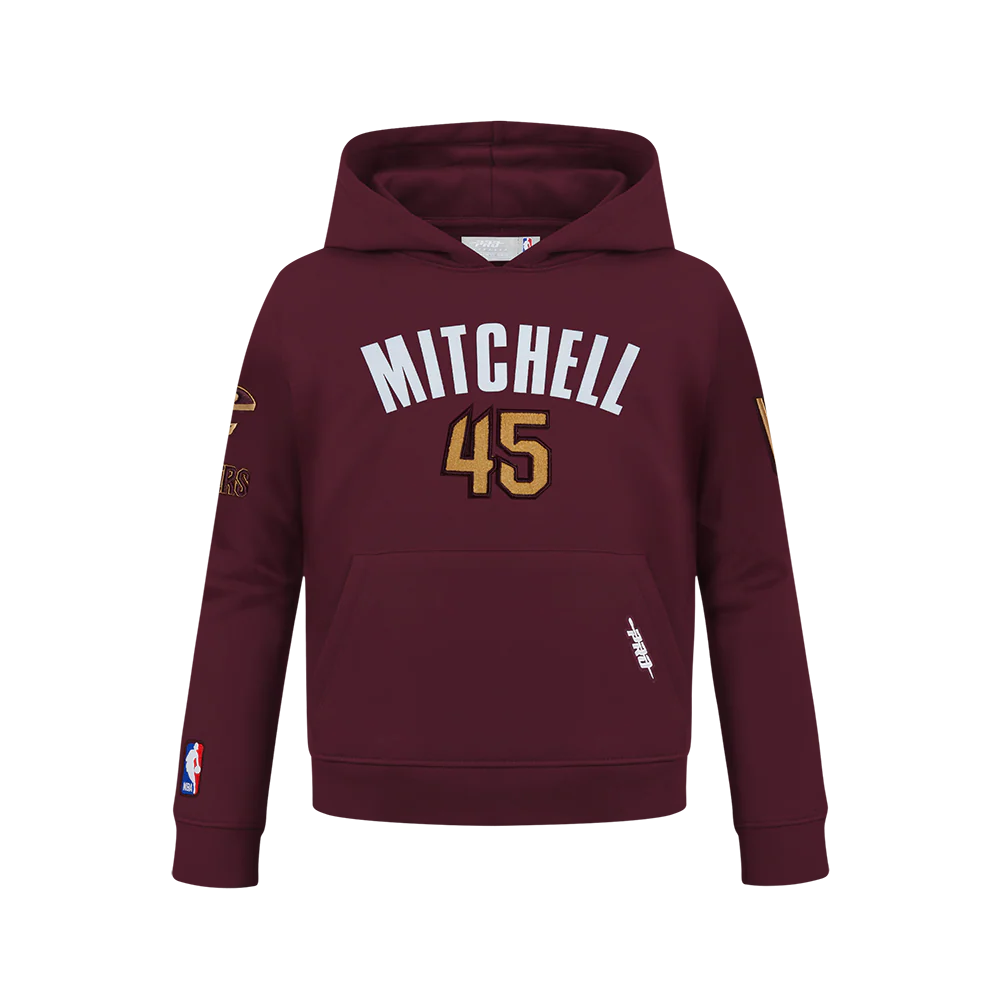 NBA CLEVELAND CAVALIERS DONOVAN MITCHELL #45 CLASSIC PNN BIG BOY'S FLEE (WINE)