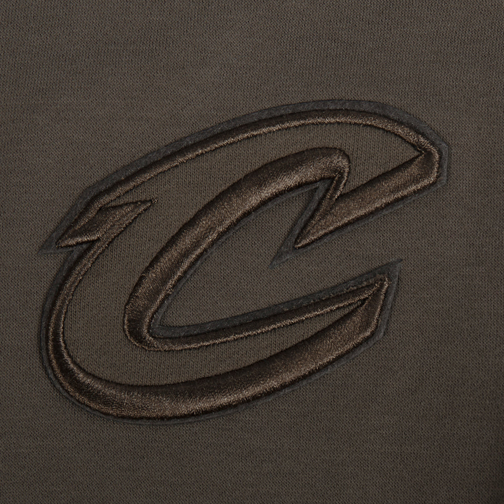 NBA CLEVELAND CAVALIERS NEUTRAL BIG GIRLS FLC CREWNECK (DARK TAUPE) - Image 6