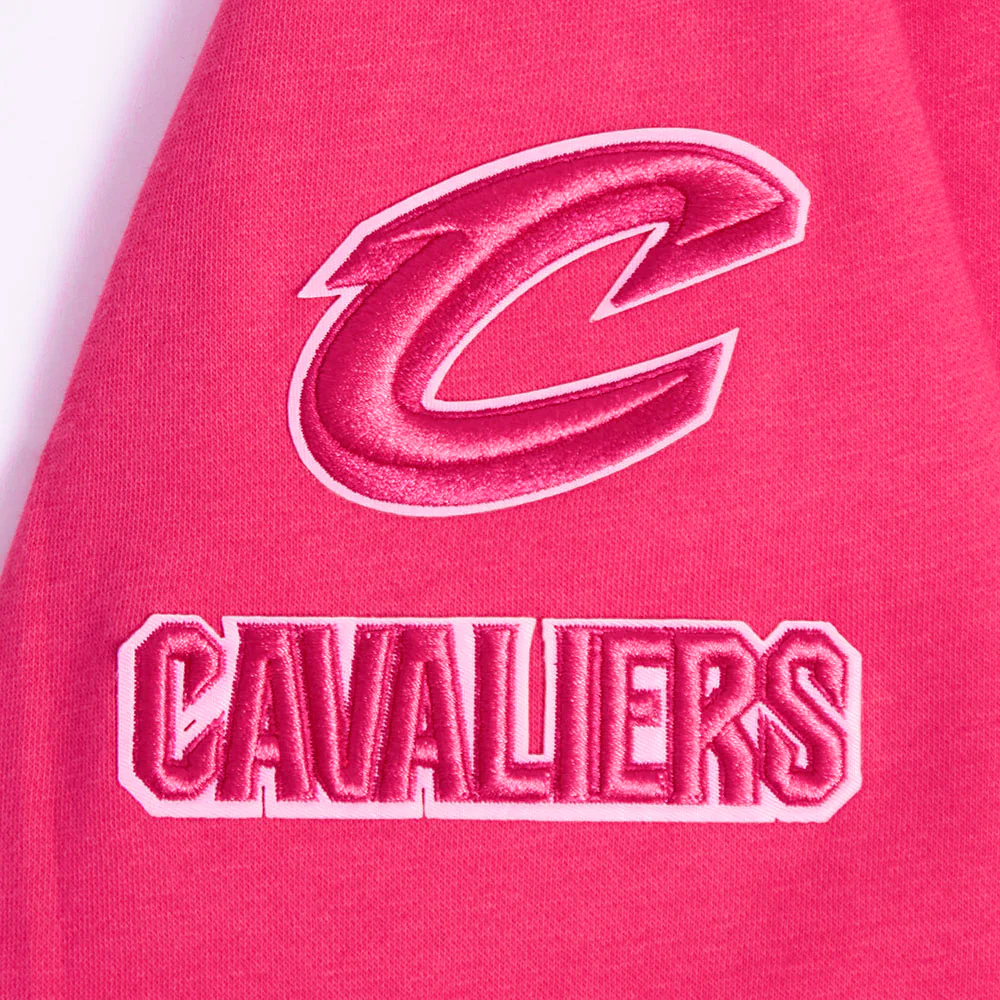 NBA CLEVELAND CAVALIERS TRIPLE PINK BIG GIRLS FLC PO HOODIE (BEETROOT PURPLE) - Image 5