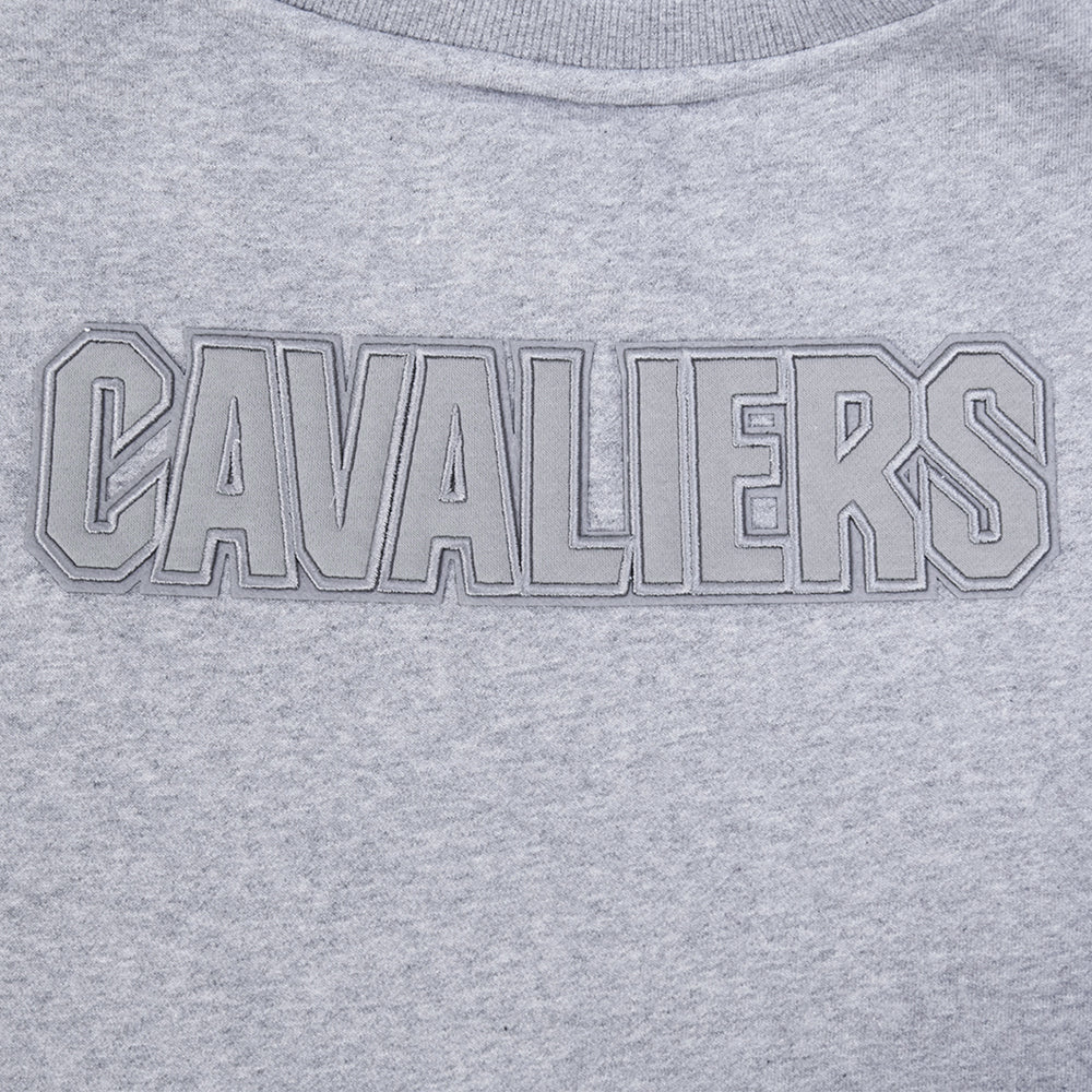 NBA CLEVELAND CAVALIERS NEUTRAL WOMEN'S CREWNECK (DARK HEATHER GRAY) - Image 6