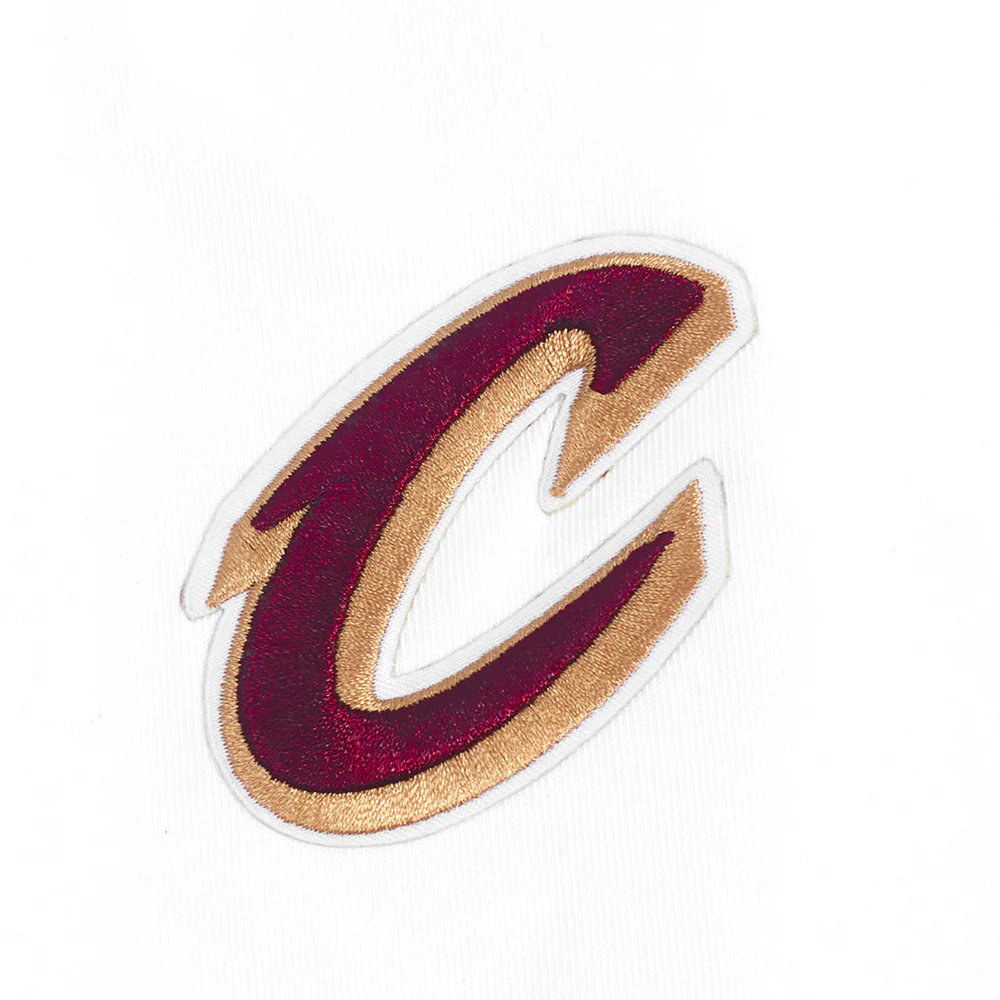 NBA CLEVELAND CAVALIERS CLASSIC WOMEN'S COTTON BIKE SHORT (WHITE) - Image 5