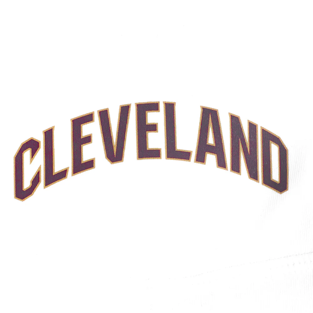 NBA CLEVELAND CAVALIERS CLASSIC WOMEN'S COTTON BIKE SHORT (WHITE) - Image 7