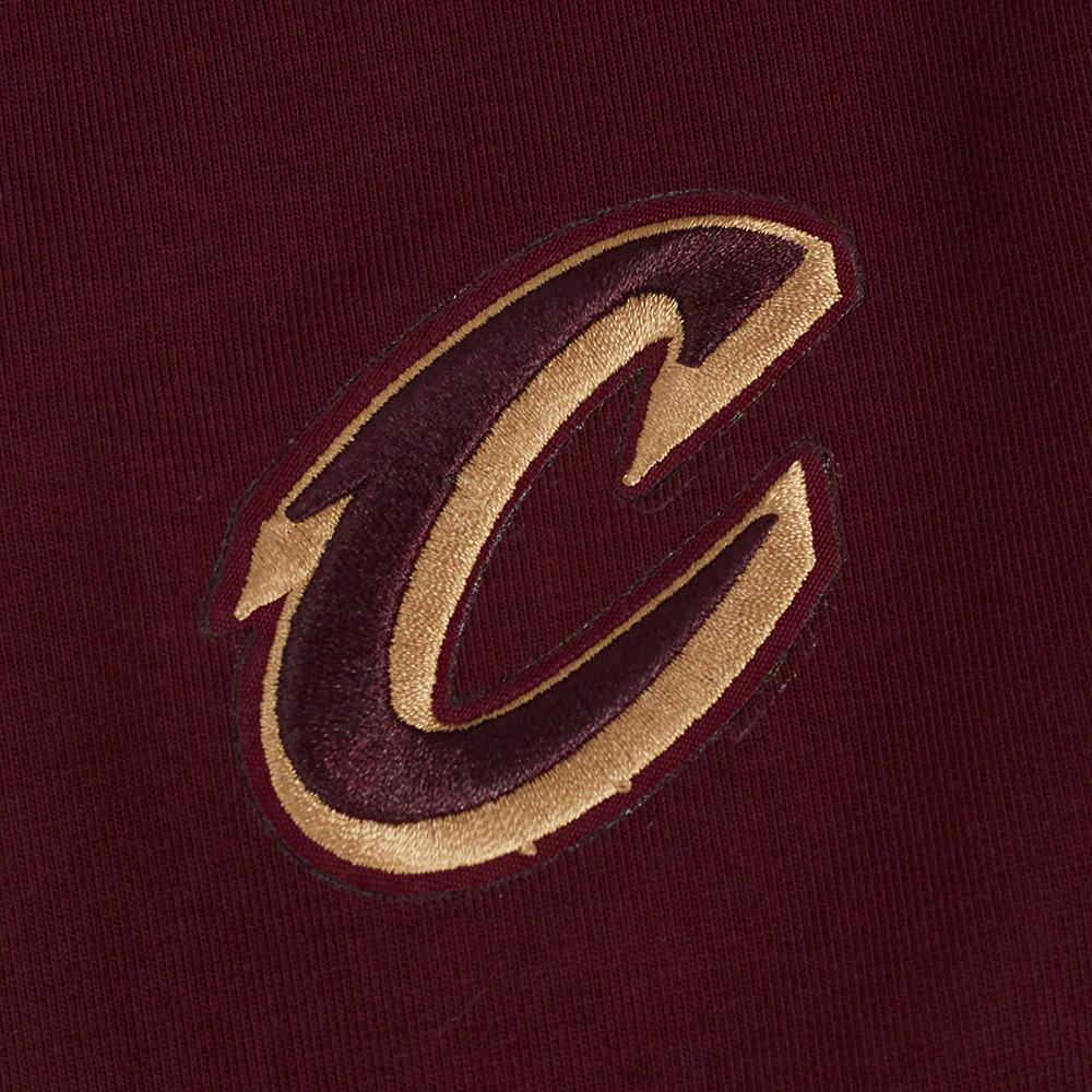 NBA CLEVELAND CAVALIERS CLASSIC WOMEN'S COTTON BIKE SHORT (WINE) - Image 7