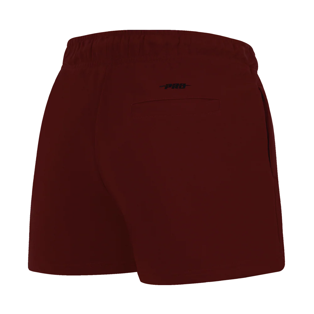 NBA CLEVELAND CAVALIERS CLASSIC WOMEN'S FLEECE SHORT (WINE) - Image 3