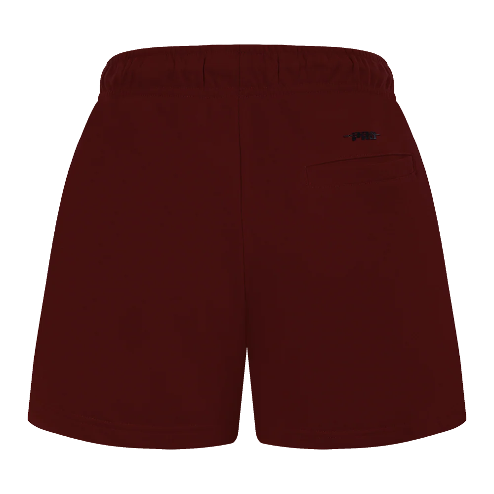 NBA CLEVELAND CAVALIERS CLASSIC WOMEN'S FLEECE SHORT (WINE) - Image 4