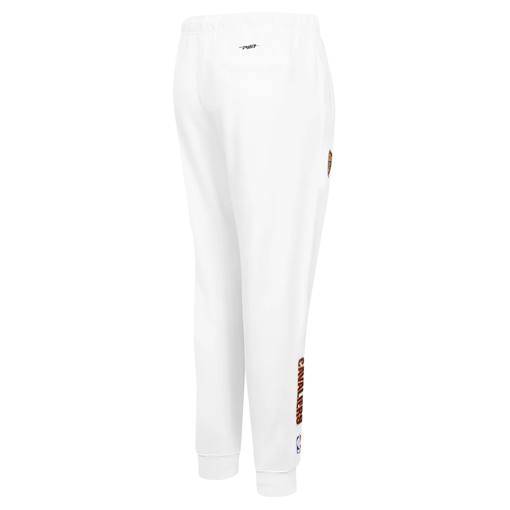NBA CLEVELAND CAVALIERS CLASSIC WOMEN'S FLEECE SWEATPANT (WHITE) - Image 3