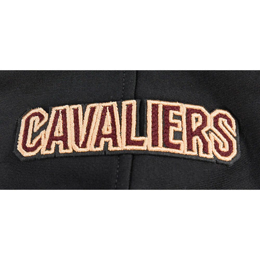 NBA CLEVELAND CAVALIERS CLASSIC LITTLE BOYS FLEECE PULLOVER HOODIE (BLACK) - Image 5