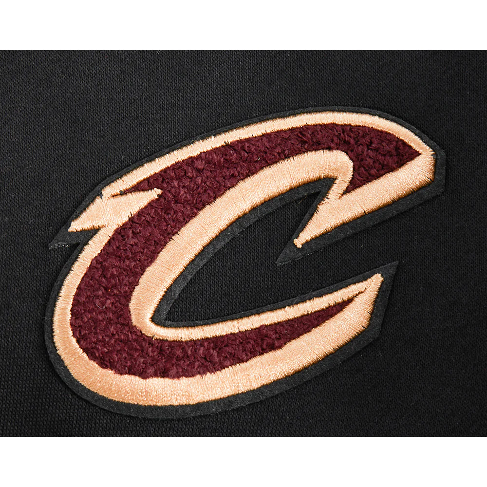 NBA CLEVELAND CAVALIERS CLASSIC LITTLE BOYS FLEECE PULLOVER HOODIE (BLACK) - Image 7