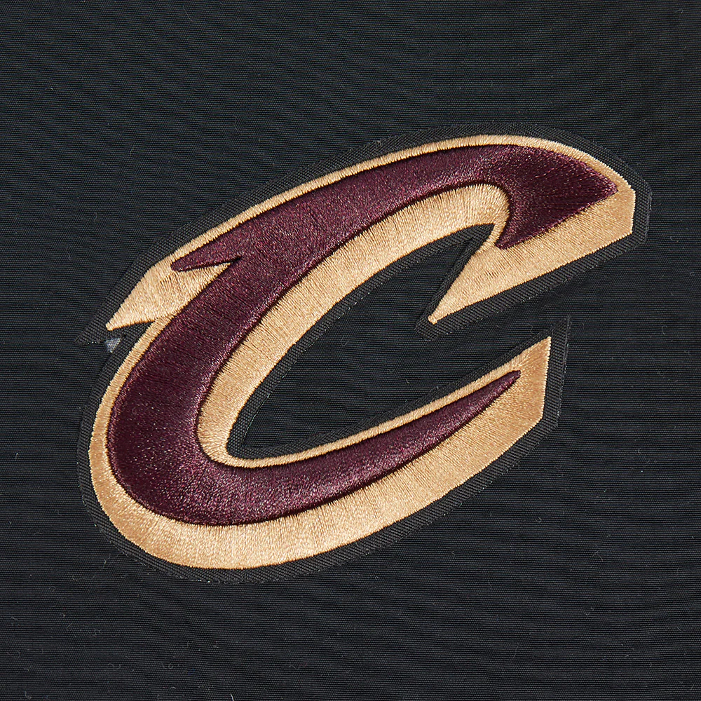 NBA CLEVELAND CAVALIERS CLASSIC WIND WOVEN WOMEN'S 1/2 JACKET (BLACK) - Image 7