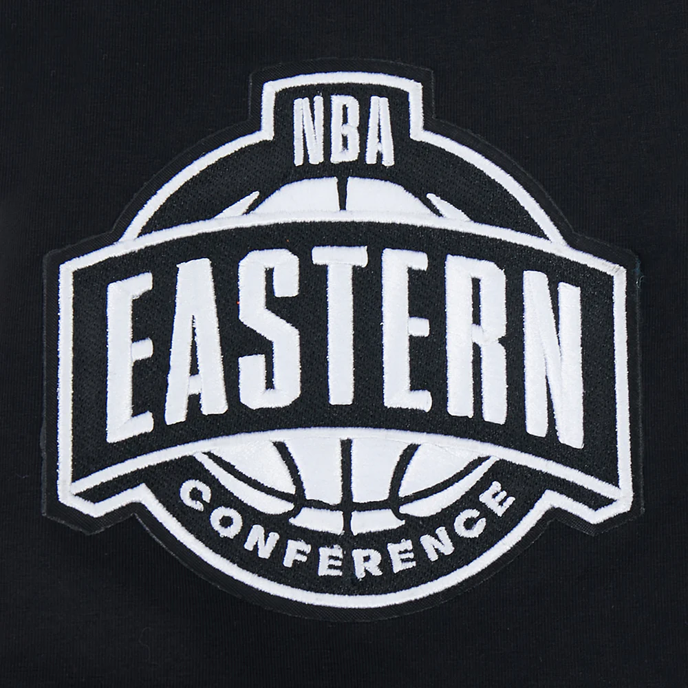 NBA CHARLOTTE HORNETS LETTERMAN MEN'S S/S TEE (BLACK) - Image 7