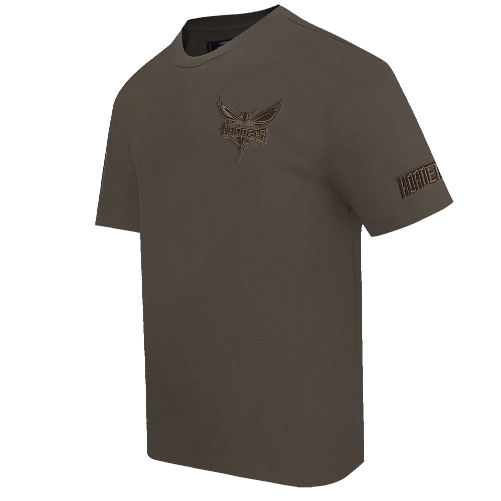 NBA CHARLOTTE HORNETS NEUTRAL MEN'S DROP SHOULDER TEE (ARK TAUPE) - Image 2