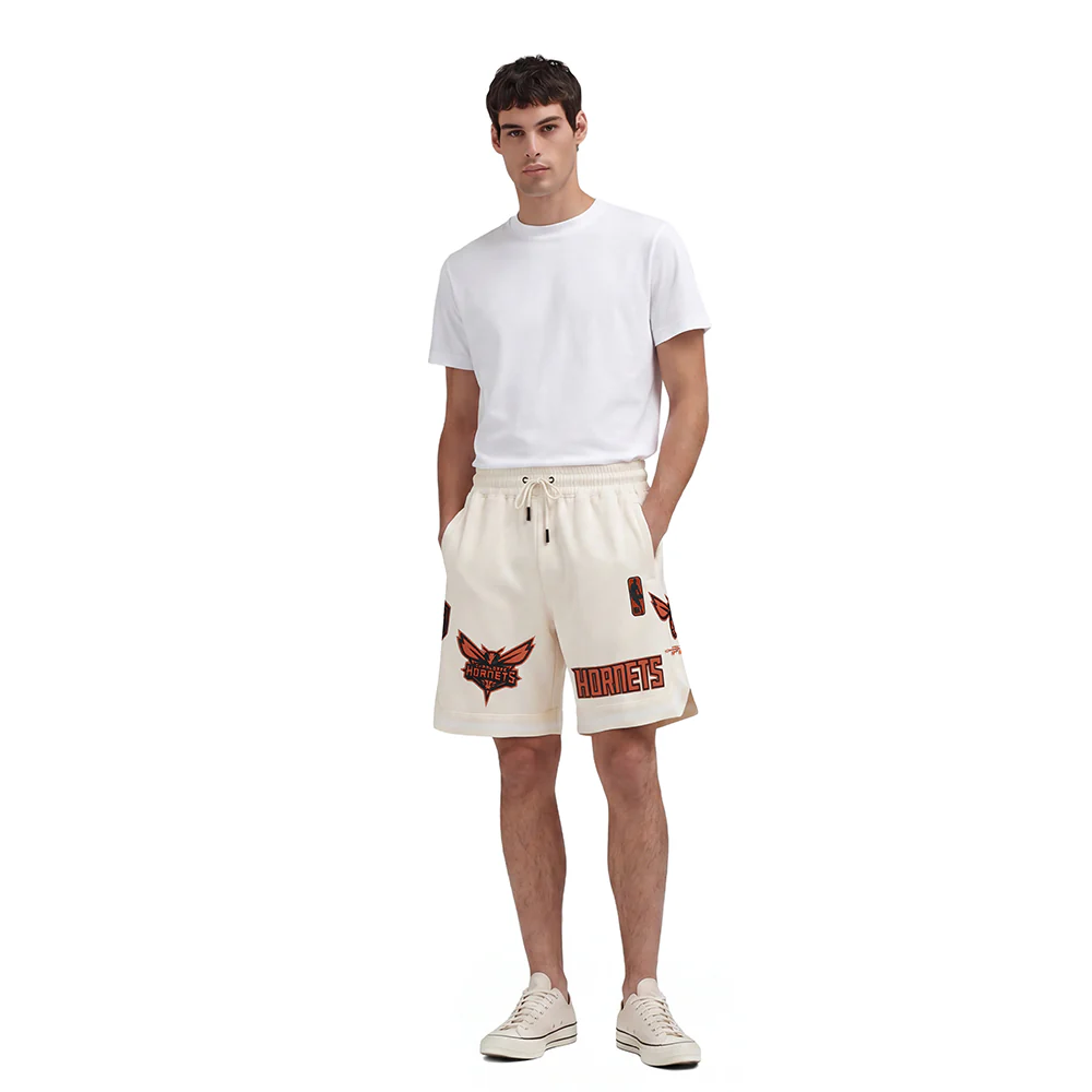 NBA CHARLOTTE HORNETS NBA TONAL MEN'S DK SHORT (EGGSHELL) - Image 3