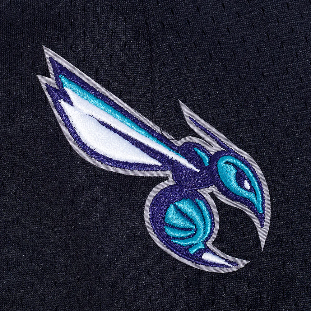 NBA CHARLOTTE HORNETS LAMELO BALL #1 MESH SHORT (BLACK) - Image 8
