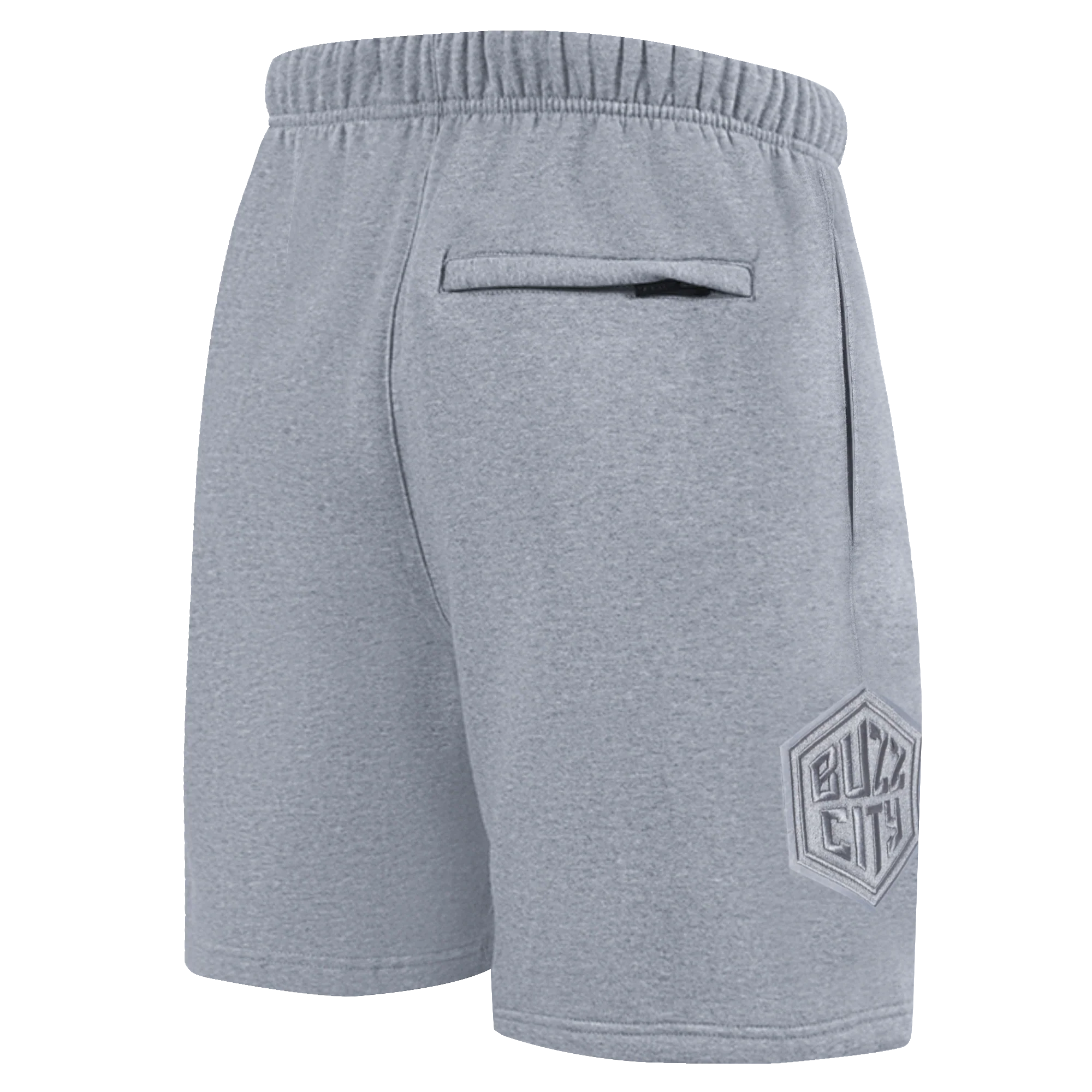 NBA CHARLOTTE HORNETS NEUTRAL MEN'S SHORT (DARK HEATHER GRAY) - Image 3
