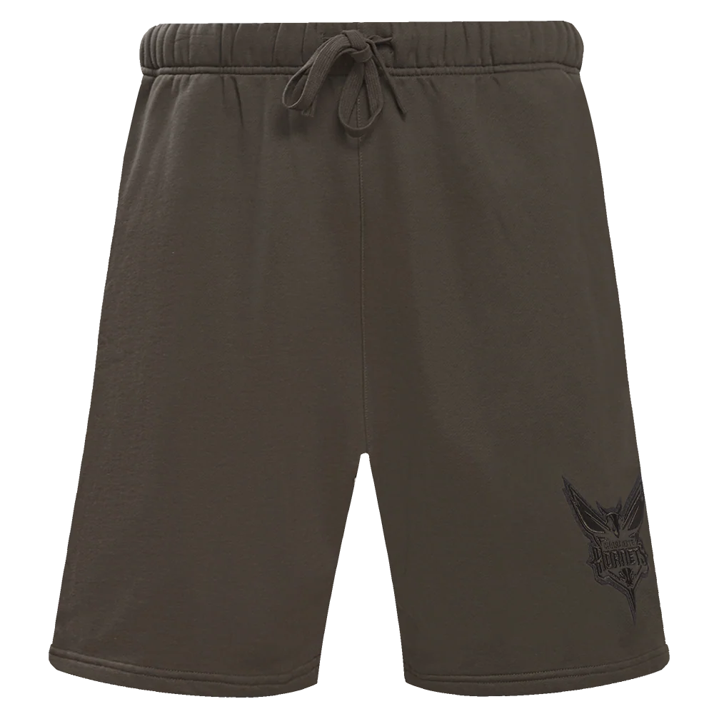 NBA CHARLOTTE HORNETS NEUTRAL MEN'S SHORT (DARK TAUPE) - Image 2