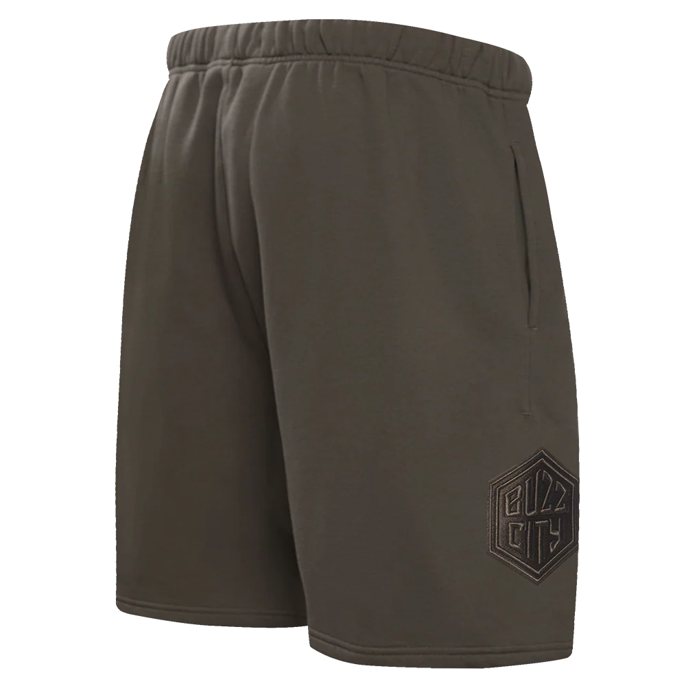 NBA CHARLOTTE HORNETS NEUTRAL MEN'S SHORT (DARK TAUPE) - Image 3