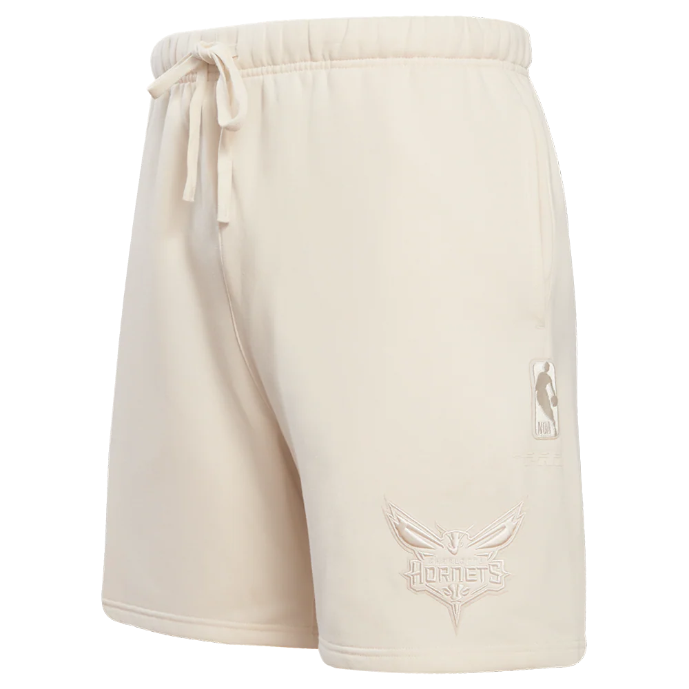 NBA CHARLOTTE HORNETS NEUTRAL MEN'S SHORT (EGGSHELL)