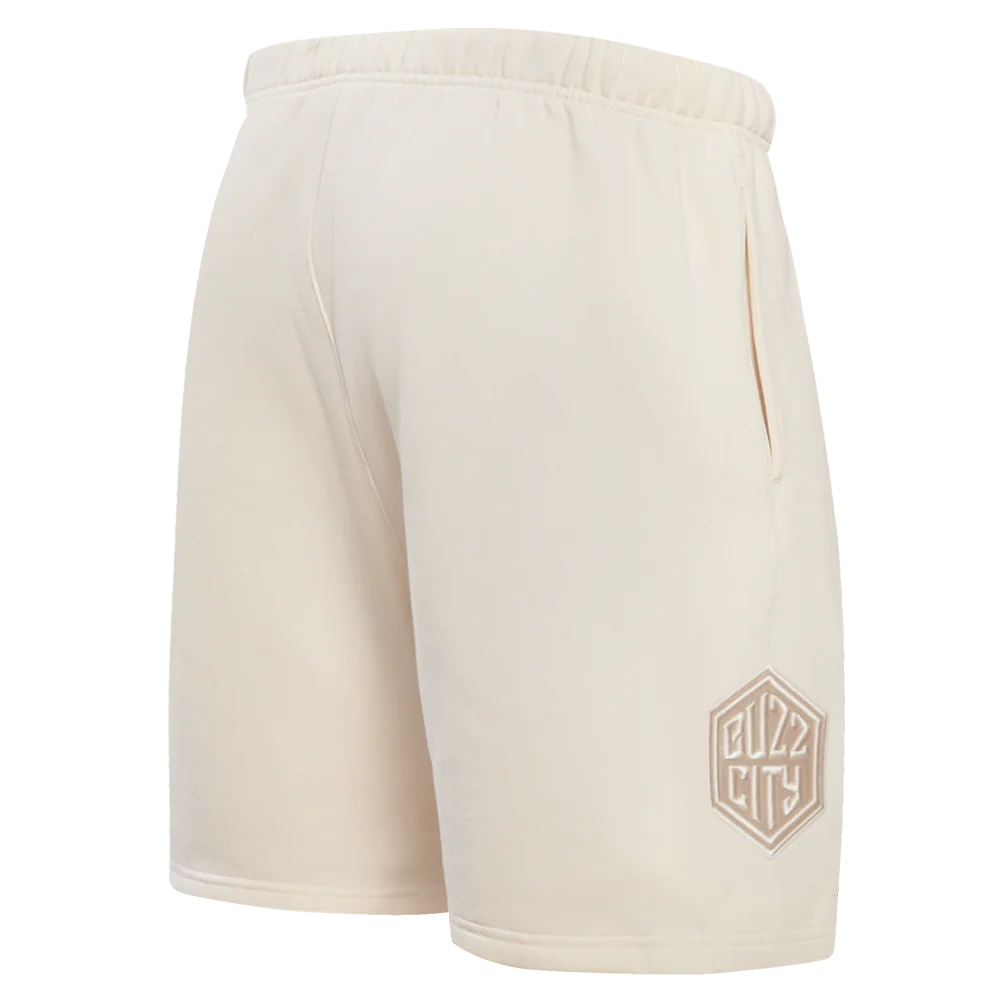 NBA CHARLOTTE HORNETS NEUTRAL MEN'S SHORT (EGGSHELL) - Image 3
