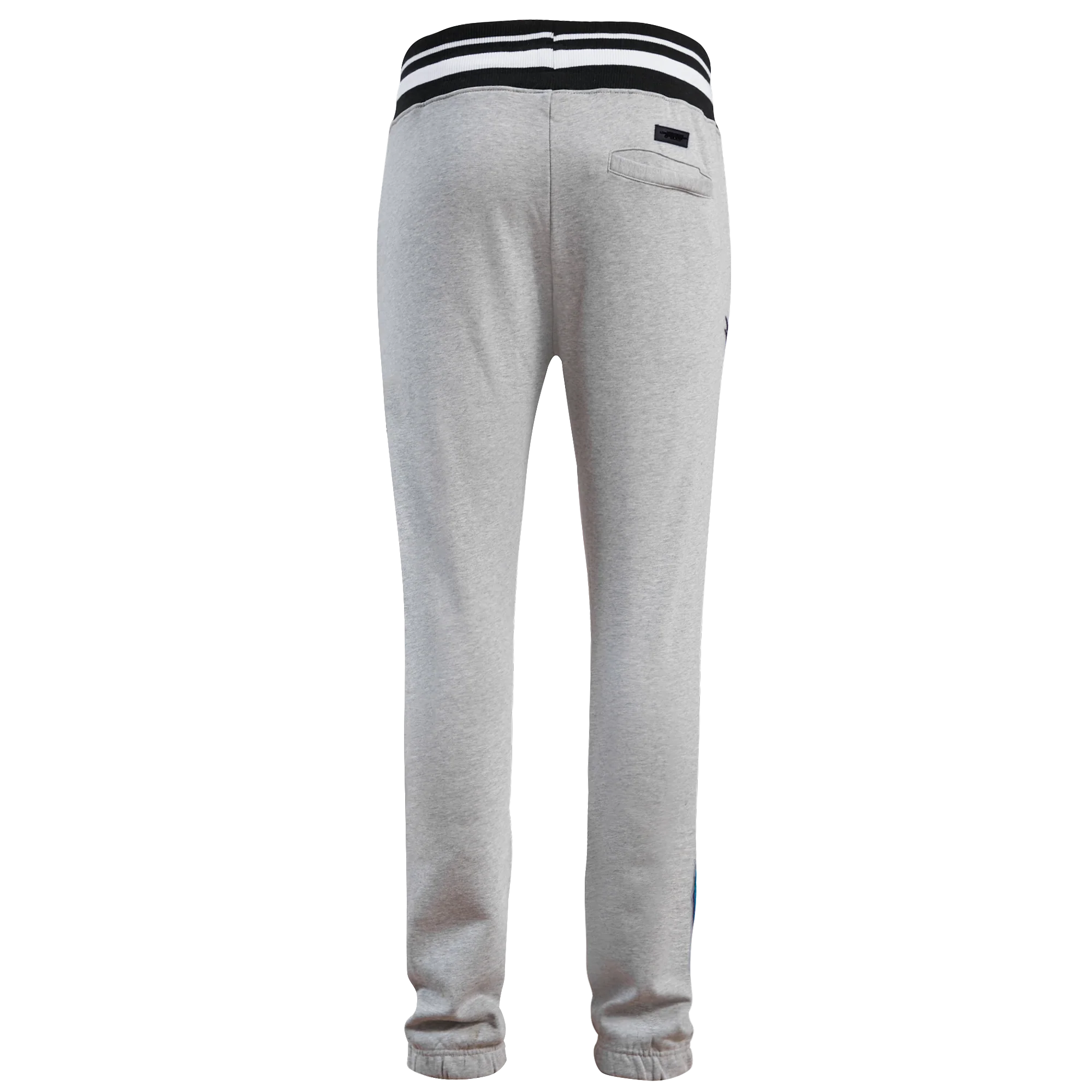 NBA CHARLOTTE HORNETS SCRIPT TAIL MEN'S RIB FLEECE SWEATPANT (HEATHER GRAY/BLACK) - Image 10