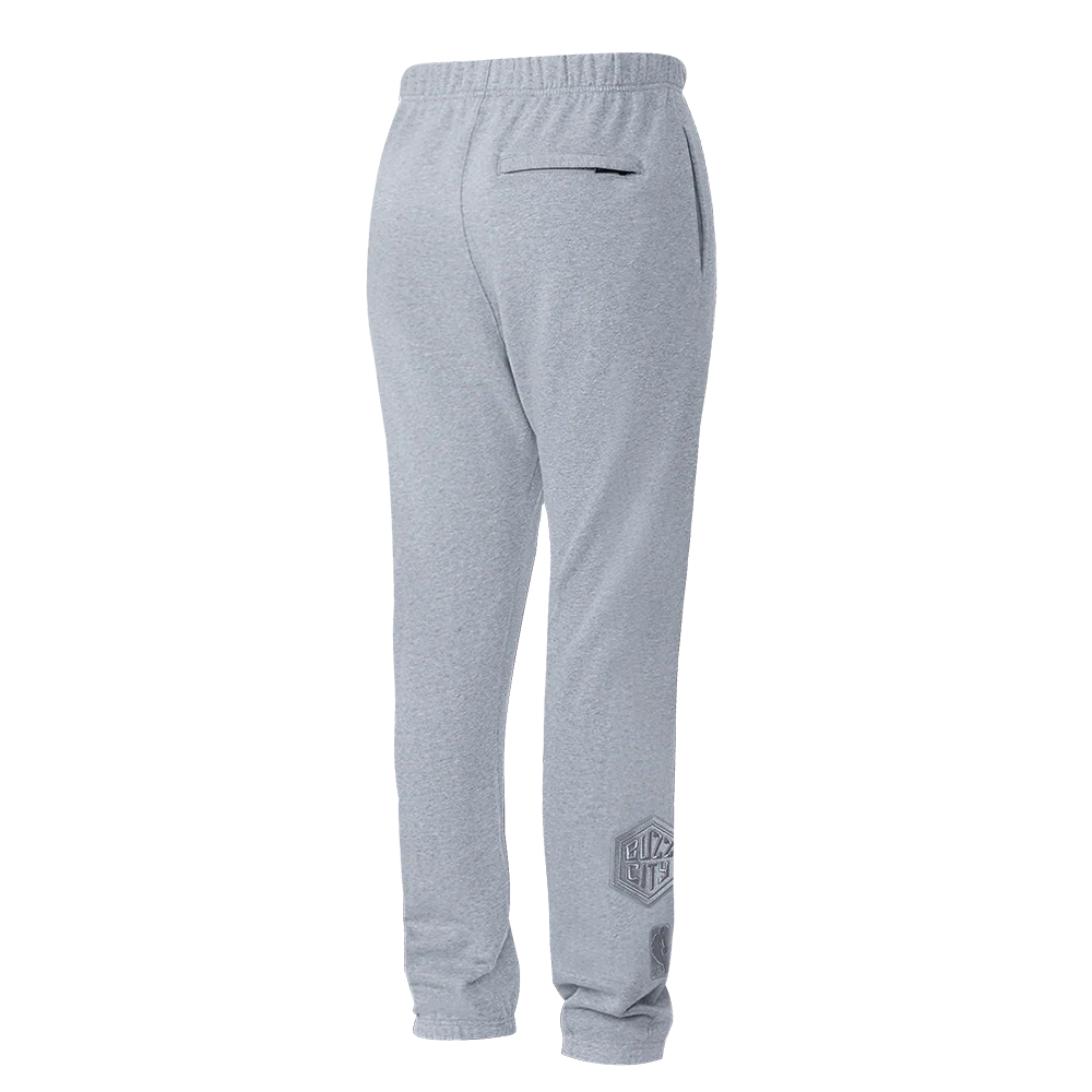 NBA CHARLOTTE HORNETS NEUTRAL MEN'S SWEATPANT (DARK HEATHER GRAY) - Image 3