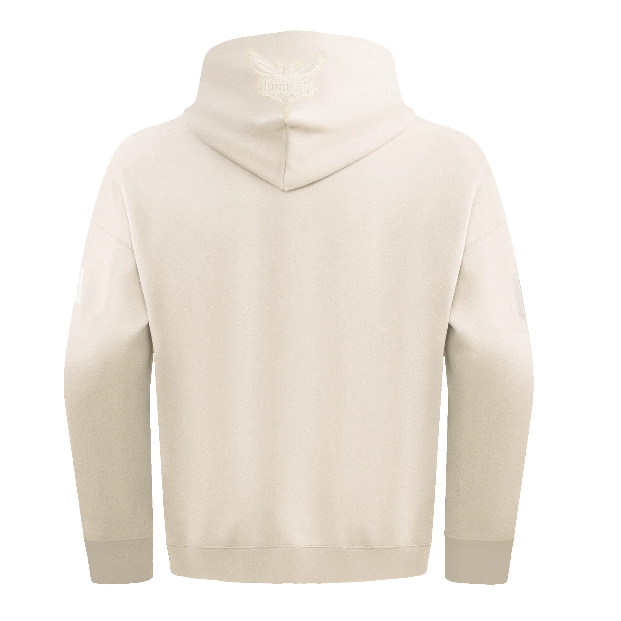 NBA CHARLOTTE HORNETS NEUTRAL MEN'S DROP SHOULDER PULLOVER HOODIE (EGGSHELL) - Image 3