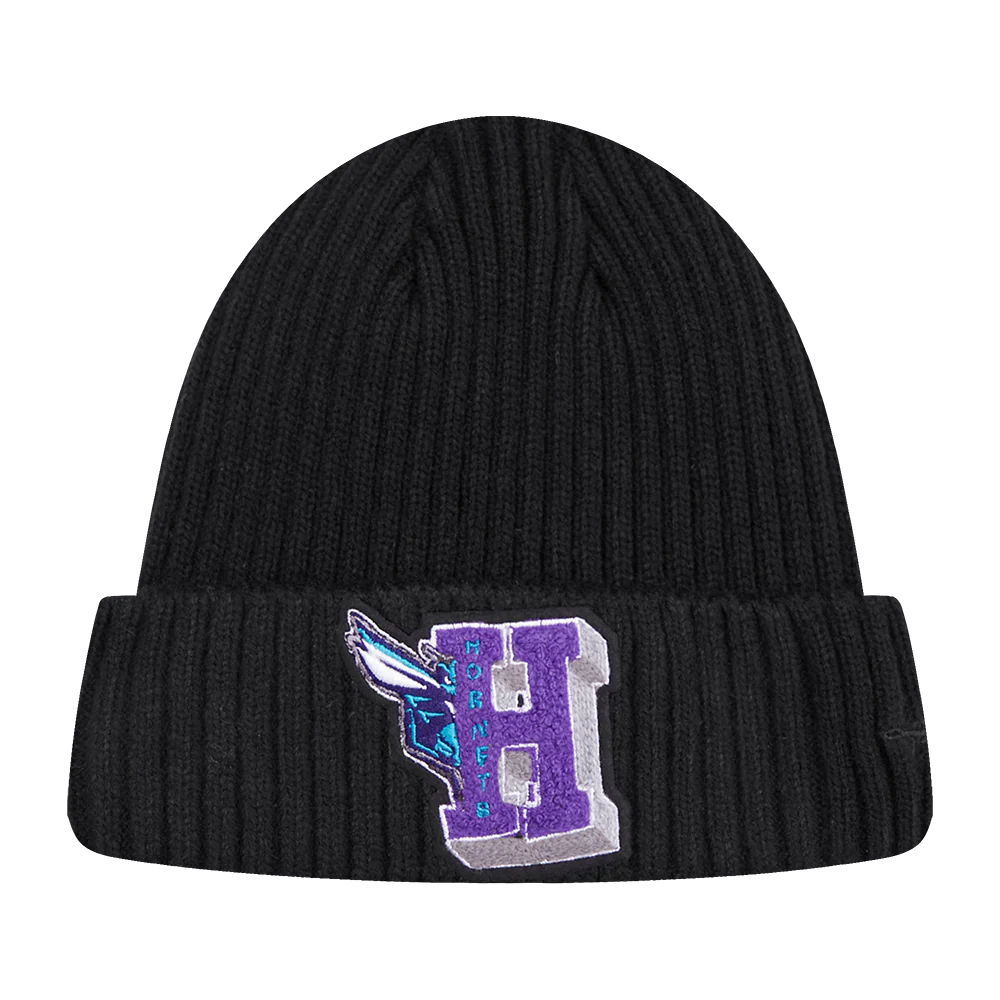 NBA CHARLOTTE HORNETS MASH UP BEANIE (BLACK)