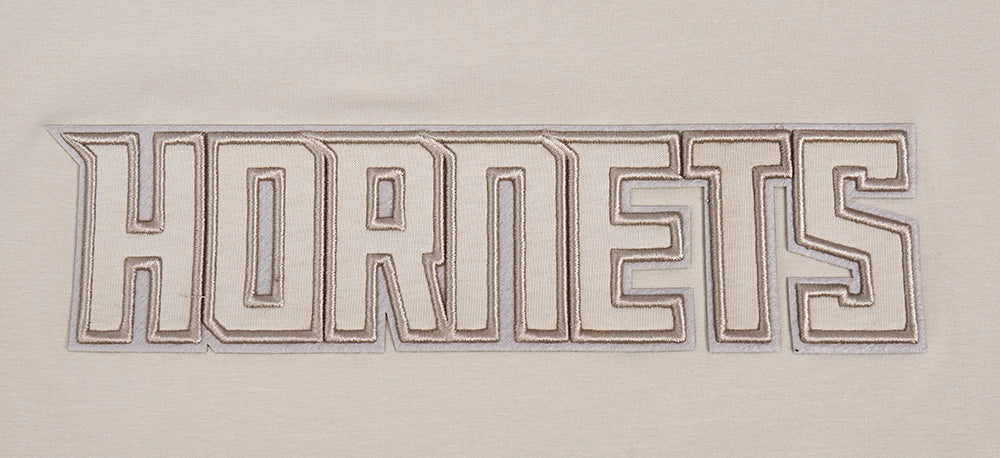 NBA CHARLOTTE HORNETS NEUTRAL WOMEN'S BOXY TEE (TAUPE) - Image 5