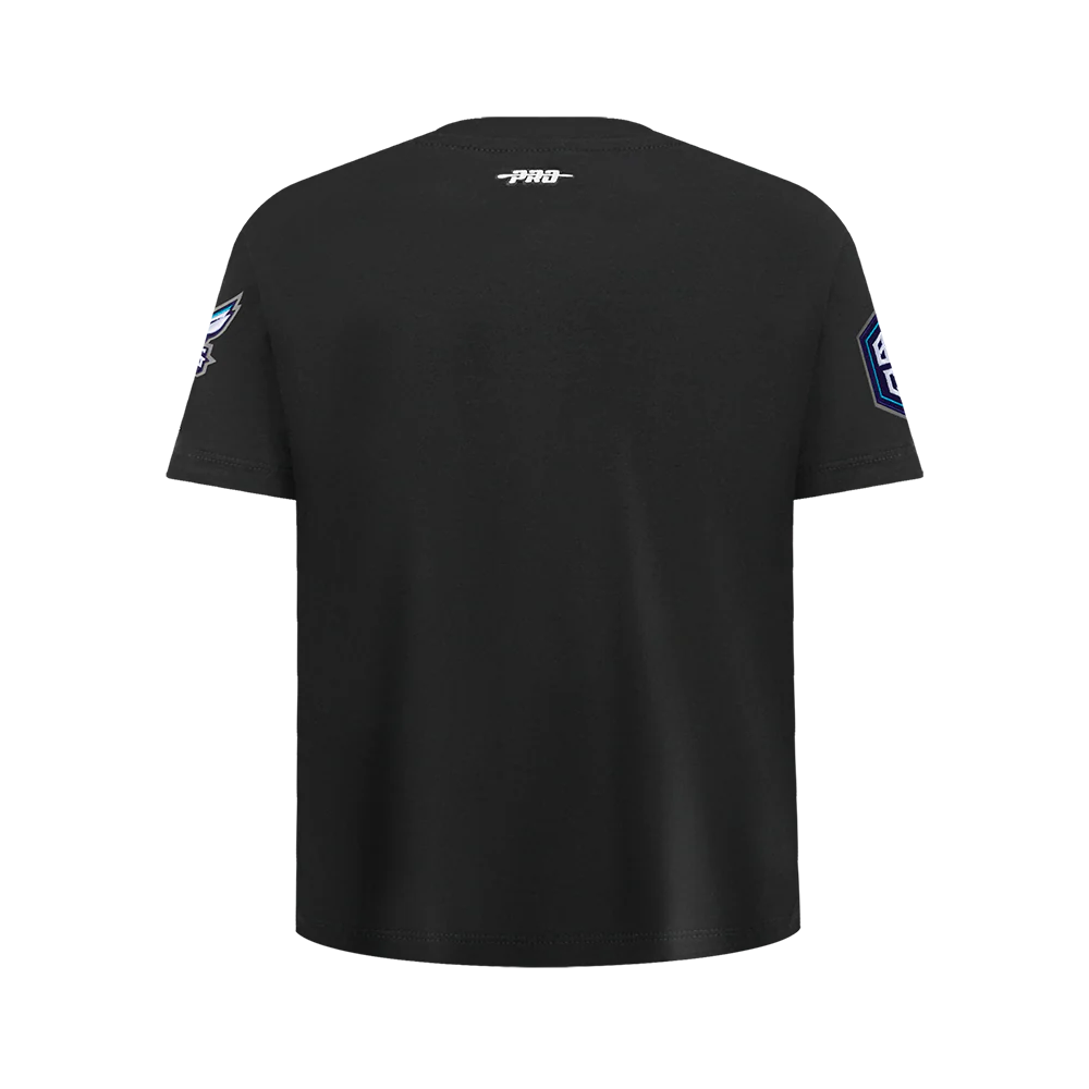 NBA CHARLOTTE HORNETS CLASSIC BIG BOYS SJ TEE (BLACK) - Image 3