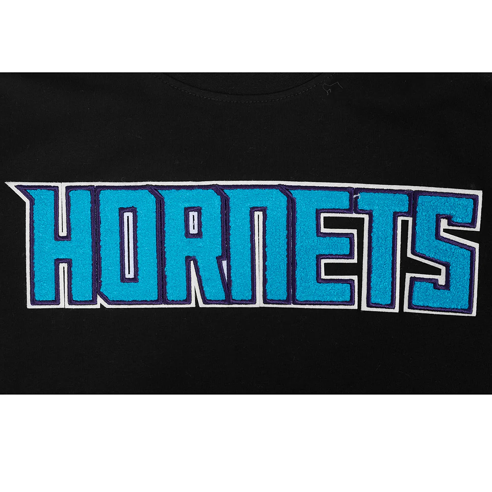NBA CHARLOTTE HORNETS CLASSIC BIG BOYS SJ TEE (BLACK) - Image 5