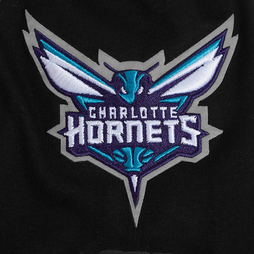 NBA CHARLOTTE HORNETS CLASSIC BIG BOYS SJ TEE (BLACK) - Image 6
